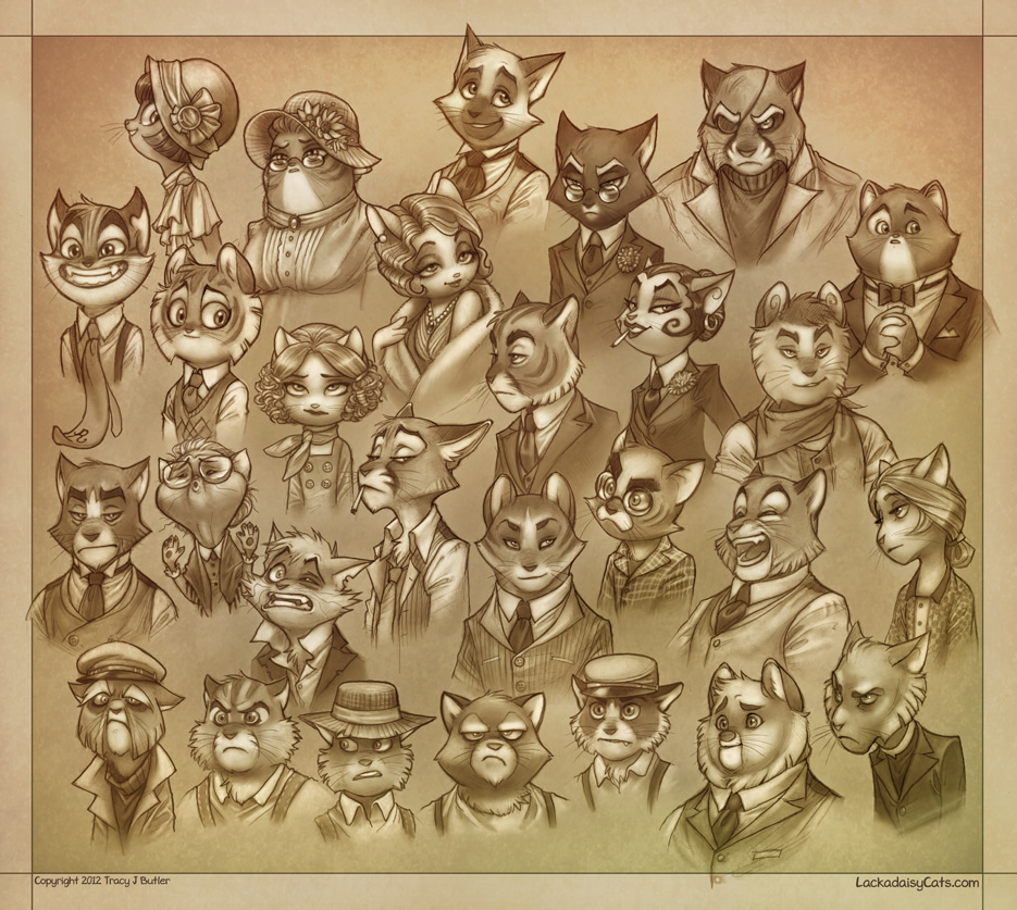 Character busts